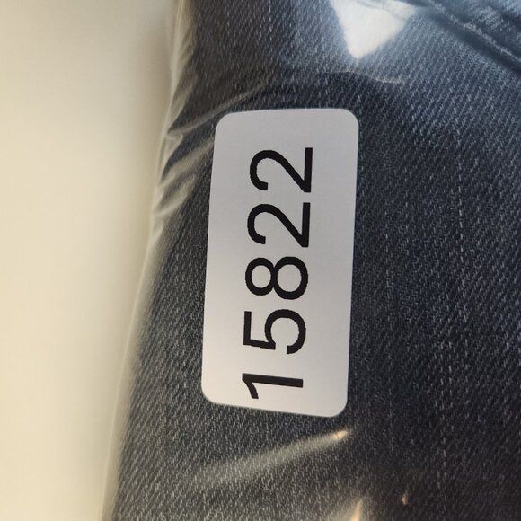 XXX Rude Jeans Men's 30x32 Blue Skinny Leg Denim Cotton Stretch Gothic Raw Wash - Picture 12 of 12